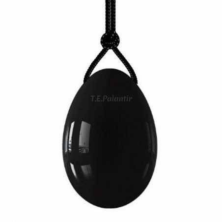Perforated Obsidian Yoni Egg