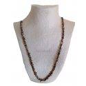 Long Chip Tiger Eye Necklace
