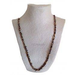 collar ojo de tigre chip 90 cm. longitud