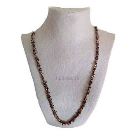 collar ojo de tigre chip 90 cm. longitud