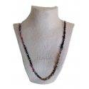Collier Chip Long Tourmaline Multicolore