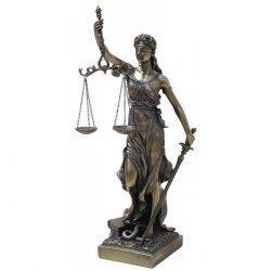 Diosa De La Justicia Figura 33 Cms.