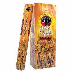 Encens Bois de Santal et Cannelle SAC - 20 bâtons