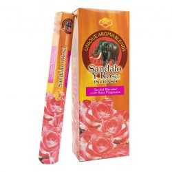Encens Bois de Santal et Rose SAC - 20 bâtons