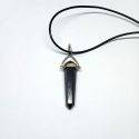 Doubly Terminated Shungite Pendant