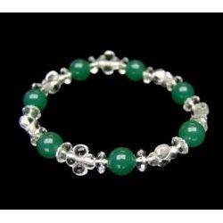 Pulsera Trébol Cuarzo - Cuarzo Verde