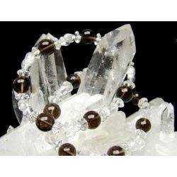 Bracelet Trèfle Quartz - Quartz Fumé