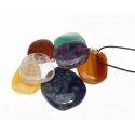 Interchangeable Flat Polished 7 Chakras Pendant