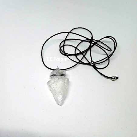 Pendentif Pointe de Flèche en Quartz