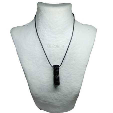 Generator Black Tourmaline Pendant (Hexagonal Tip)
