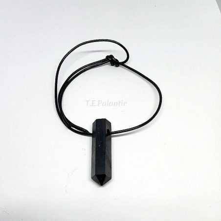 Pendentif Générateur Shungite (Pointe Hexagonale)