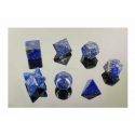 Lapis Lazuli Platonic Solids 7 Ud.