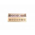 Chakras 7 Solides de Platon Quartz Rose