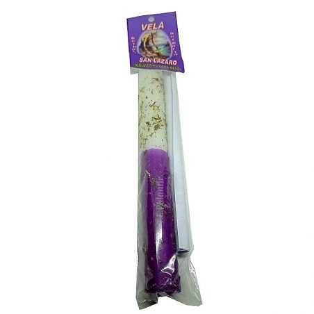 Bougie aux Herbes Saint Lazare Ecotec Esoterismo - 1