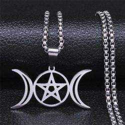 Pendentif Triple Déesse en Acier Byzantin Adarttia Import - 1