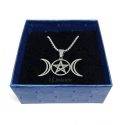 Pendentif Triple Déesse en Acier Byzantin Adarttia Import - 2