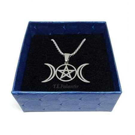 Pendentif Triple Déesse en Acier Byzantin Adarttia Import - 2