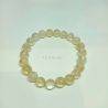Bracelet Quartz Citrine Boule 8 mm.