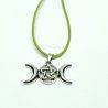 Colgante Triple Diosa Metal