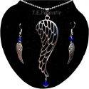 Pack Collier + Boucles d'Oreilles "Aile d'Ange"  - 1