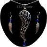 Pack Collier + Boucles d'Oreilles "Aile d'Ange"