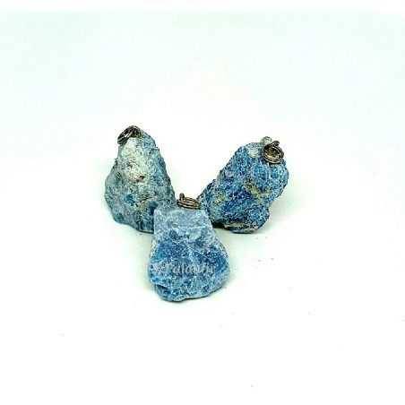 Pendentif Sodalite Naturel Brut Palantir - 2