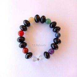 Pulsera Azabache 7 Chakras Prominer - 1