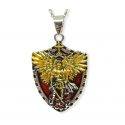 Archangel Saint Michael Pendant with Chain  - 2