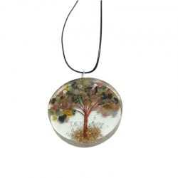 Pendentif Orgonite Arbre de Vie Circulaire Plana Dieguez - 3