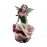 Sitting Fairy Porcelain Figure