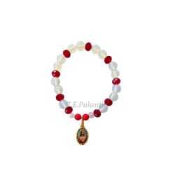 pulsera del Sagrado Corazón de Jesús con medalla.