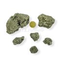 Pierre Pyrite Étincelle Différentes Tailles