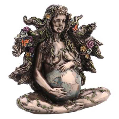 Gaia Mère Terre Figure Résine Bronze