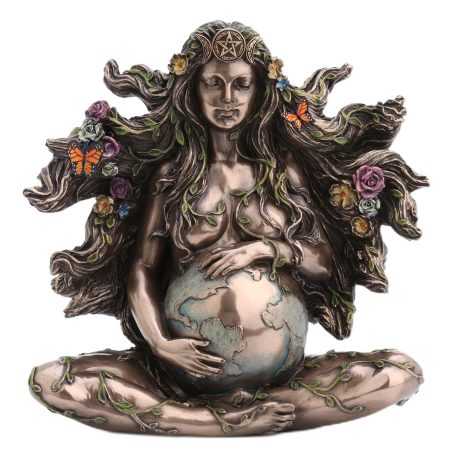 Gaia Mère Terre Figure Résine Bronze