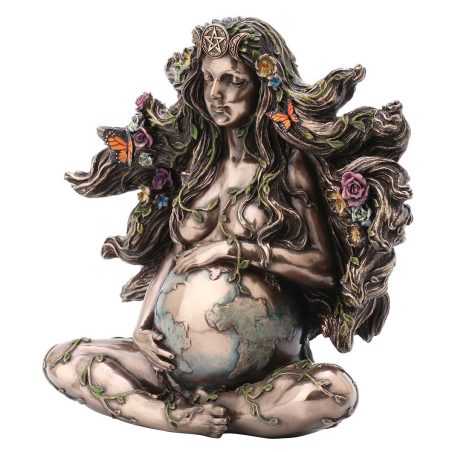 Gaia Mère Terre Figure Résine Bronze