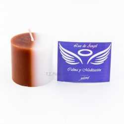 Velón luz de ángel para calma y meditación.