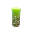 Prepared Candle of Salt, Rue, Rosemary and Sage