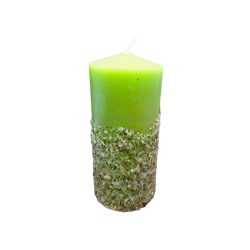 Bougie Préparée de Sel, Rue, Romarin et Sauge