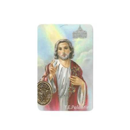 St. Peter The Apostle Print With Medal