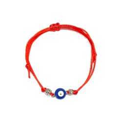 pulsera ojo turco con hilo rojo