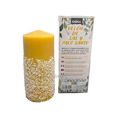 Bougie Préparée de Sel et Bâton Sacré