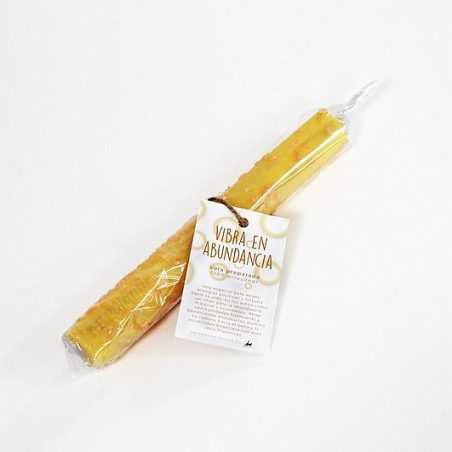 vela preparada vibra en abundancia para atraer fortuna