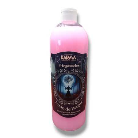 fregasuelos nudo de brujas para protección y renovación.