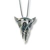 colgante santa muerte acero