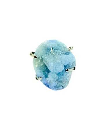 adaptable aqua aura quartz ring