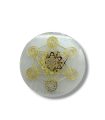 Golden Metatron Selenite Plate