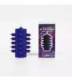 Velón 21 Mechas Azul Tumba Trabajos Salud