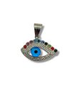 Turkish Eye Pendant with Zirconia