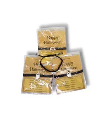 Halloween Macrame Bracelet