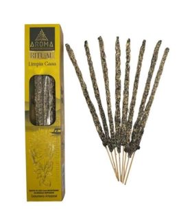 organic incense cleanses the house to eliminate negative energies.
